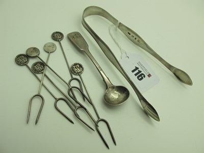 Lot 116 - A Pair of Late XVIII Century Hallmarked Silver...