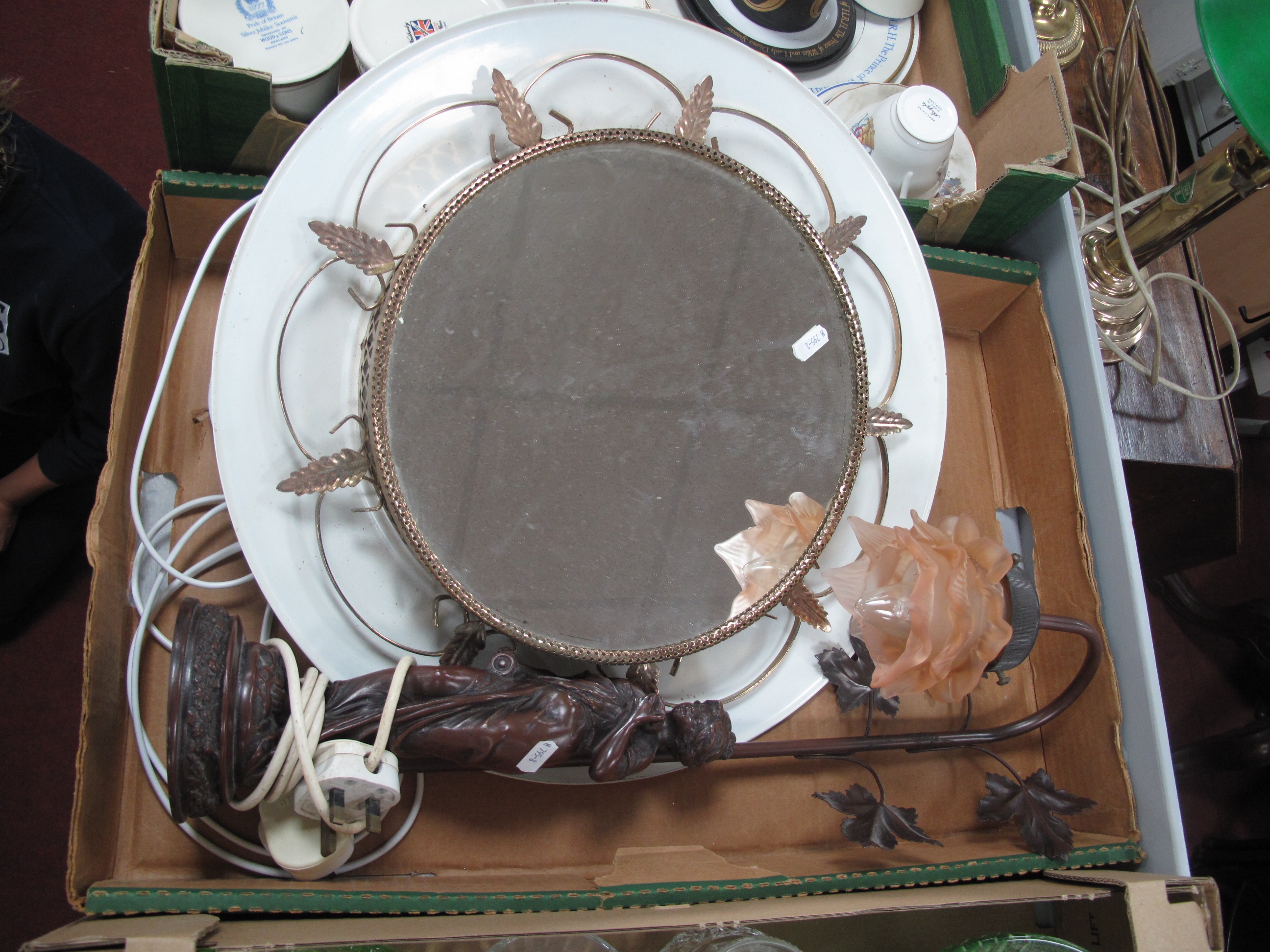 Lot 1059 - An Art Nouveau-Style Figural Table Lamp,