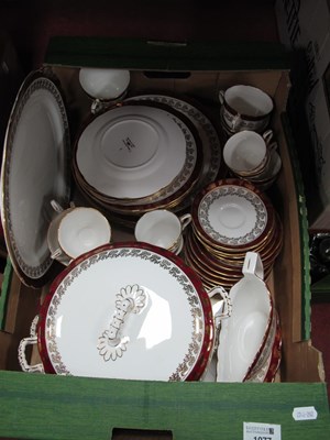 Lot 1077 - Royal Stafford Dinner-Tea Service, tureens,...