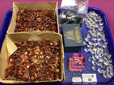 Lot 88 - Large Selection of Haberdashery Polished Hard...