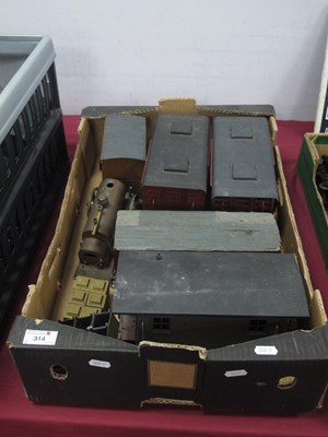 Lot 314 - Three 'O' Gauge/7mm Kit Built/Adapted Brake...