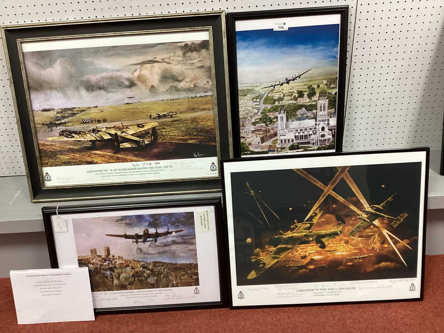 Lot 716 - WW2 Aviation RAF Bomber Command interest -...