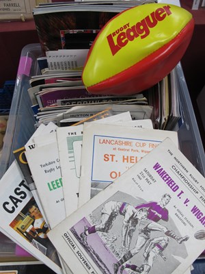 Lot 440 - Rugby League Programmes - World Cup,...