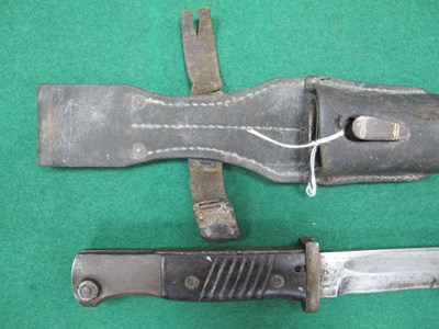 Lot 776 - WW2 German K98 bayonet with markings 1850 42 c...