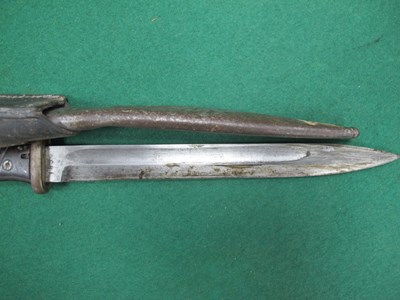 Lot 776 - WW2 German K98 bayonet with markings 1850 42 c...