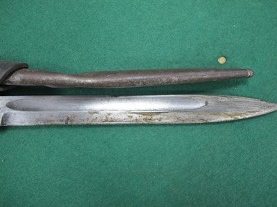 Lot 776 - WW2 German K98 bayonet with markings 1850 42 c...