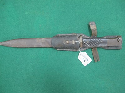 Lot 776 - WW2 German K98 bayonet with markings 1850 42 c...