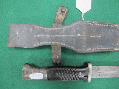 Lot 776 - WW2 German K98 bayonet with markings 1850 42 c...