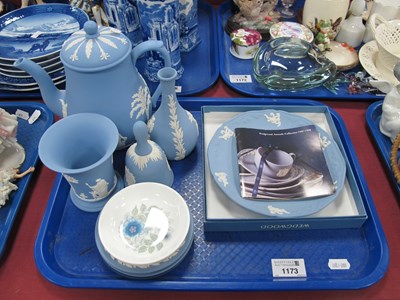 Lot 1173 - Wedgwood Jasper Ware, coffee pot 19cm high,...