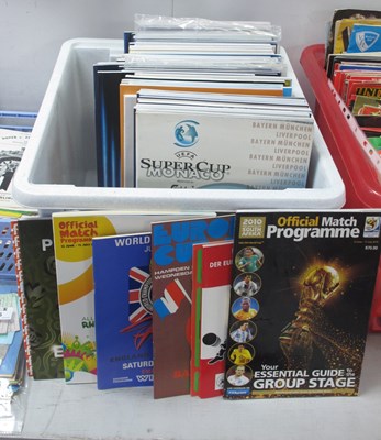 Lot 320 - European Final Football Programmes, 1970s and...