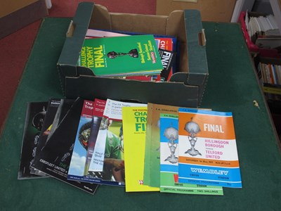 Lot 339 - F.A Trophy Final Programmes, 1970-2015 a run...