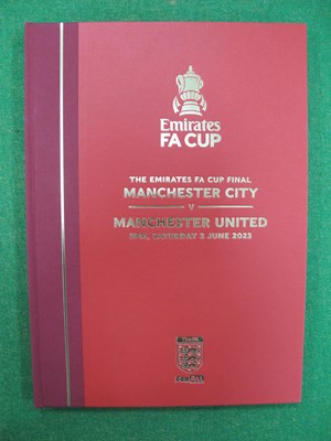 Lot 401 - Hardback 2023 F.A Cup Final Manchester City v....