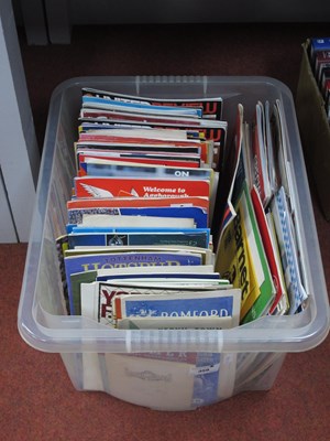 Lot 359 - Non-League in the F.A Cup Football Programmes...