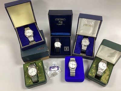 Lot 13 - A Collection of Seiko Gent's Wristwatches,...