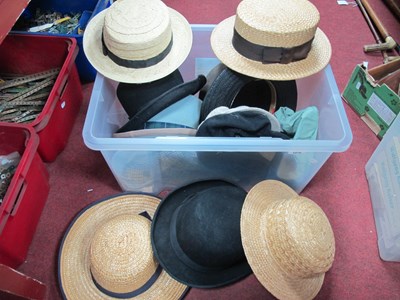Lot 1070 - Hats - Dunn & Co Boater, Ettiquette & Youngs...