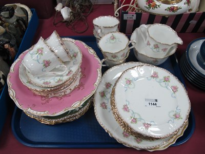 Lot 1144 - Pair of Spode Felspar Porcelain Handpainted...