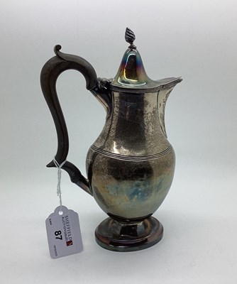 Lot 87 - A Hallmarked Silver Lidded Jug, Nathan & Hayes,...
