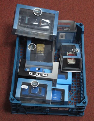 Lot 413 - Eight 1:43rd Diecast Model Cars by Oxford,...