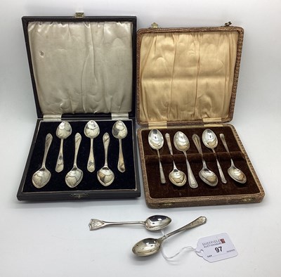 Lot 97 - A Set of Six Hallmarked Silver Teaspoons, in a...