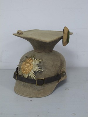 Lot 796A - A WWI German Saxon Felt Czapka, with Saxon...