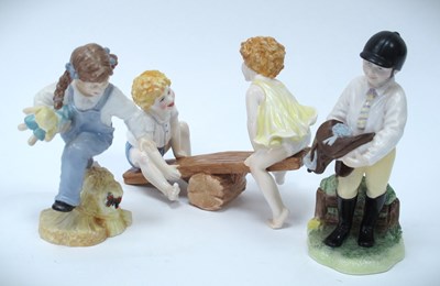 Lot 1239 - Royal Worcester Figurines 'First Prize' and...