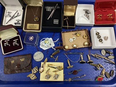 Lot 4 - Cufflinks, including EIIR The Fire Service...