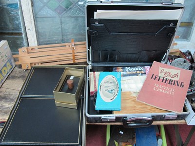 Lot 1118 - Artists Easel, Rowney and Winsor plus Newton...