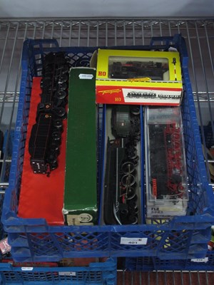 Lot 401 - Six 'HO' Gauge Continental Outline Steam...