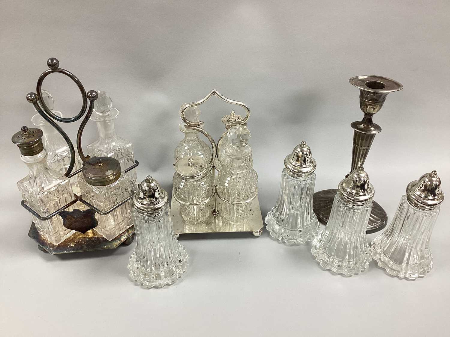 Lot 49 - A Hallmarked Silver Candlestick, (marks...