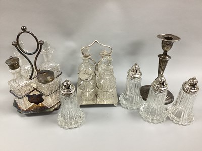 Lot 49 - A Hallmarked Silver Candlestick, (marks...