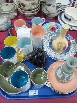 Lot 1157 - Susie Cooper Coffee Service, Wedgwood Jasper...