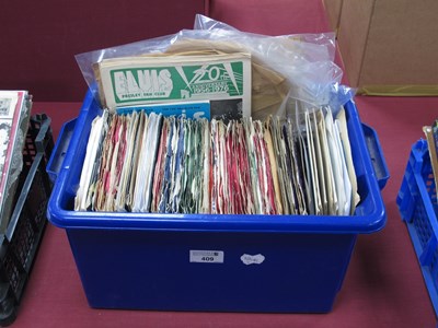 Lot 409 - Elvis Presley Interest, over 100 7" singles,...