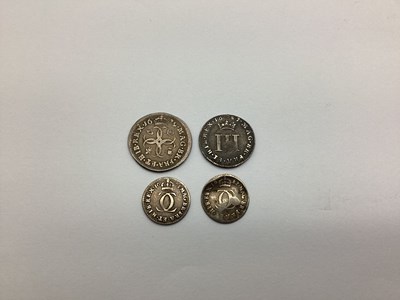Lot 353 - Four XVII Century GB Silver Coins, including a...