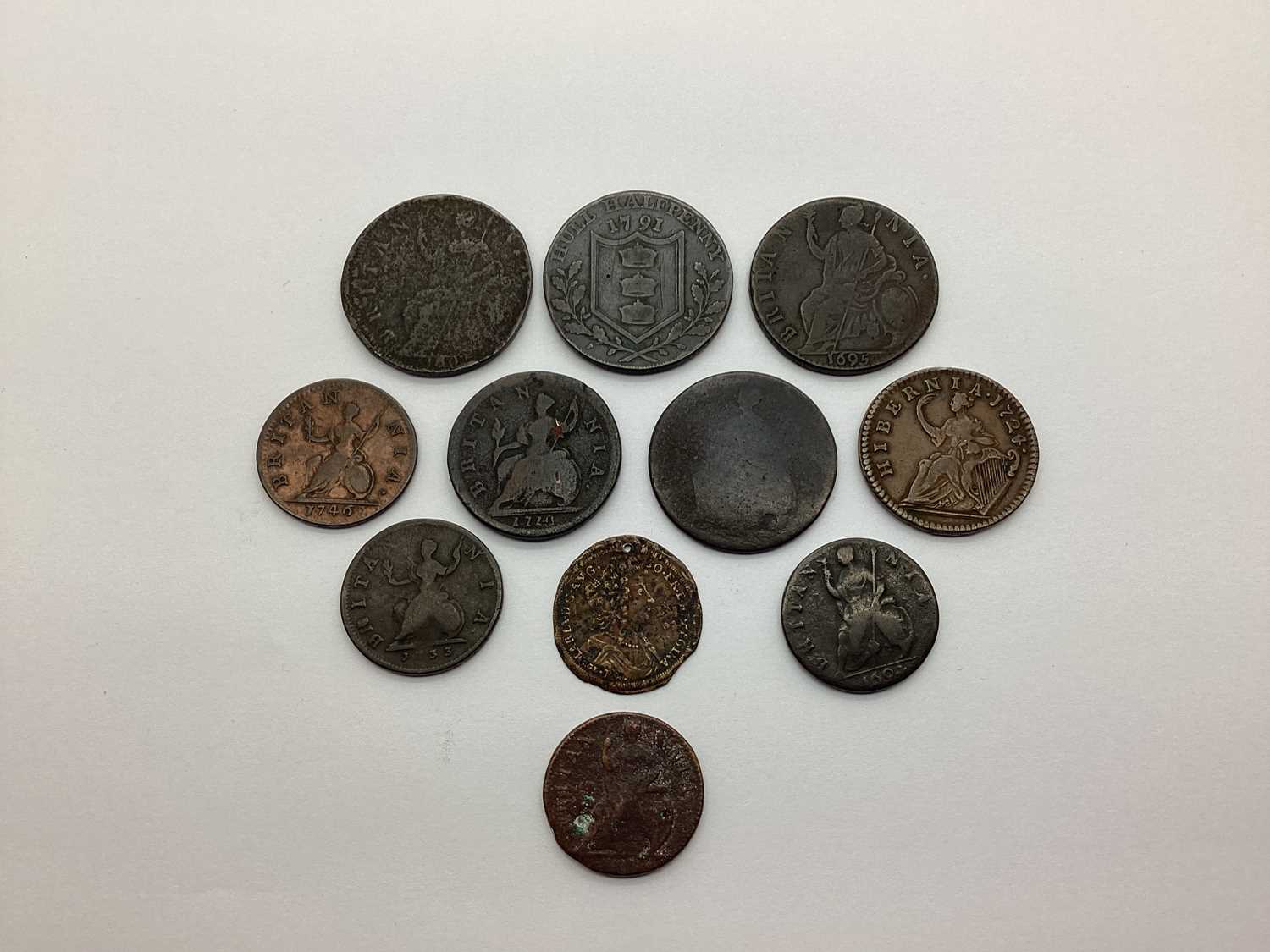 Lot 341 - Collection Of XVII And XVIII Century GB Coins,...