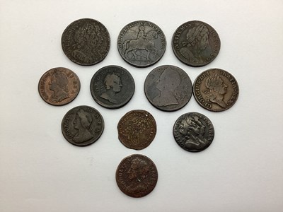 Lot 341 - Collection Of XVII And XVIII Century GB Coins,...