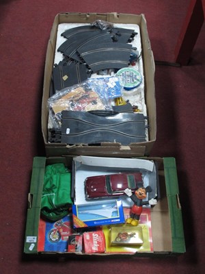 Lot 1073 - Scalectrix, diecast models, bendy rubber...