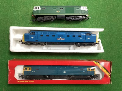 Lot 398 - Three "OO" Gauge Outline Diesel Locomotives...