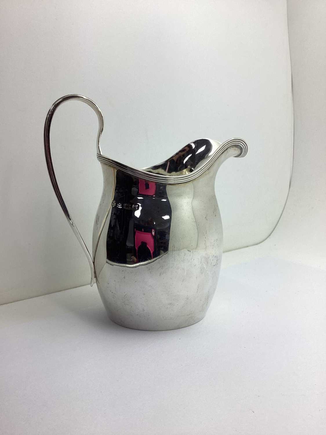 Lot 90 - A Hallmarked Silver Jug, Nathan & Hayes,...