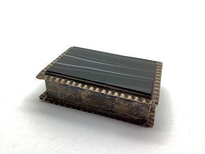 Lot 81 - An Edwardian Hallmarked Silver and Banded...