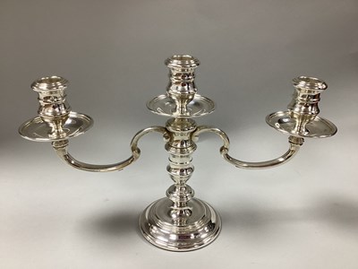 Lot 77 - A Hallmarked Silver Twin Branch Drawf...