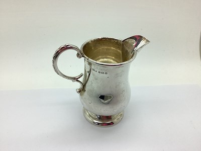 Lot 86 - A Hallmarked Silver Jug, ALD, Birmingham 1932,...