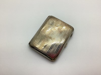 Lot 88 - A Hallmarked Silver Cigarette Case, JR,...