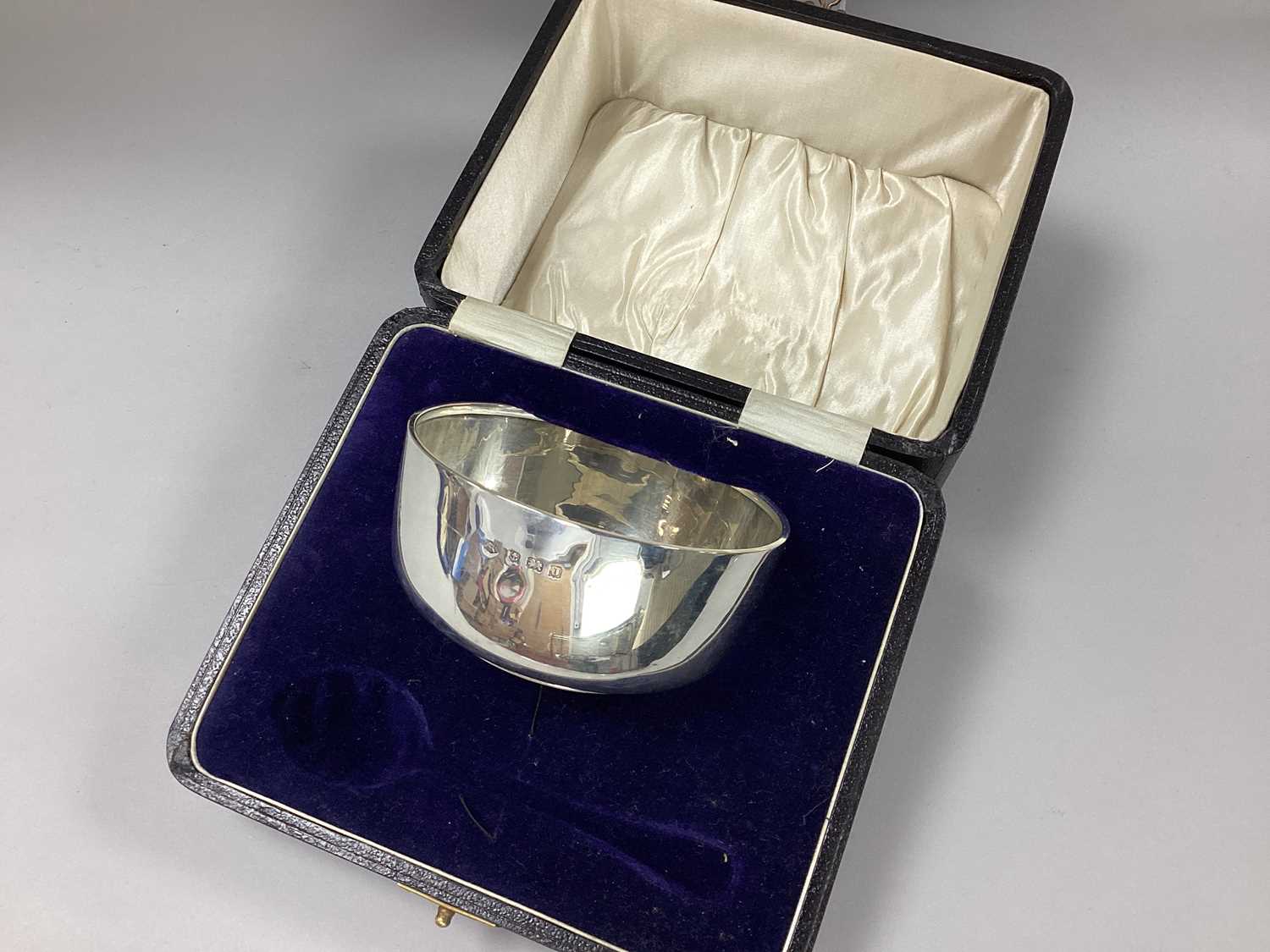 Lot 28 - A Hallmarked Silver Bowl, Adie Bros,...