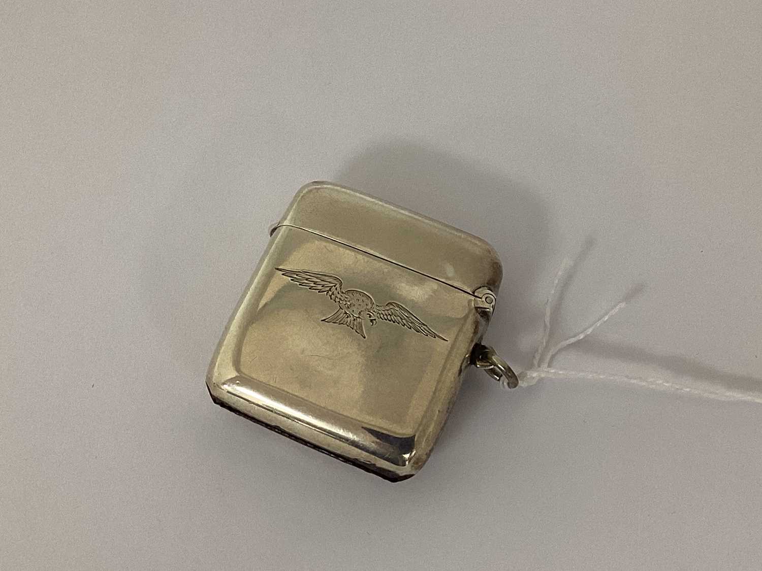Lot 87 - A Hallmarked Silver Vesta Case, Birmingham...