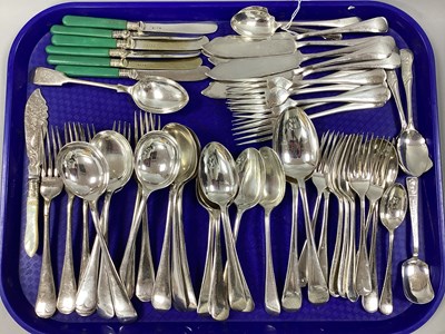 Lot 58 - Old English Pattern Plated Cutlery, including...