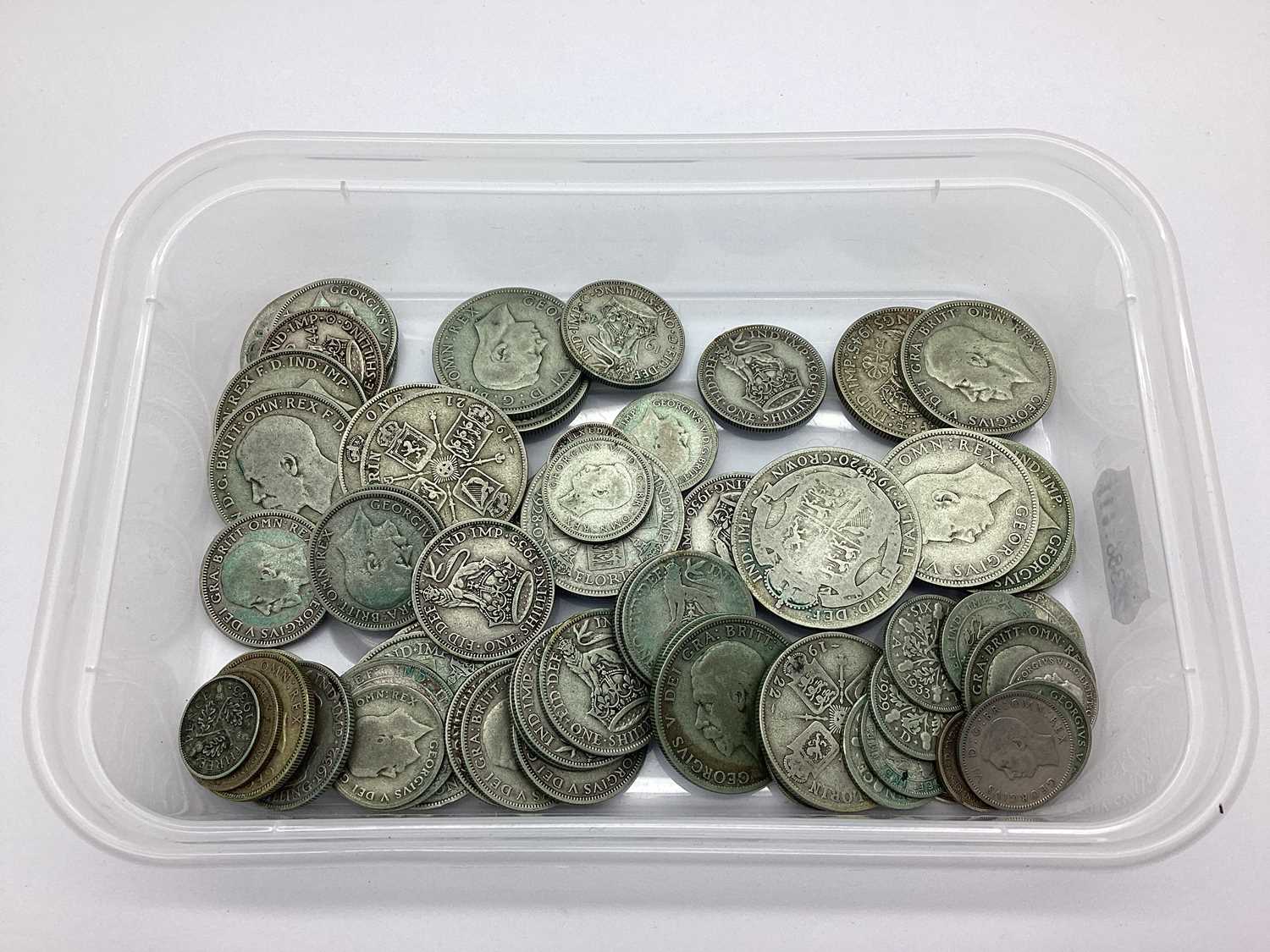 Lot 363 - GB Pre 1947 Silver Coins, Half Crowns,...