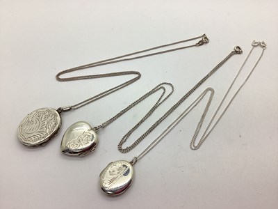 Lot 144 - An Oval Locket Pendant, with engraved...