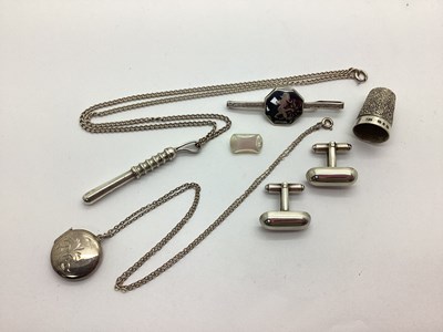 Lot 143 - A Pair of Hallmarked Silver Cufflinks, GA MM,...