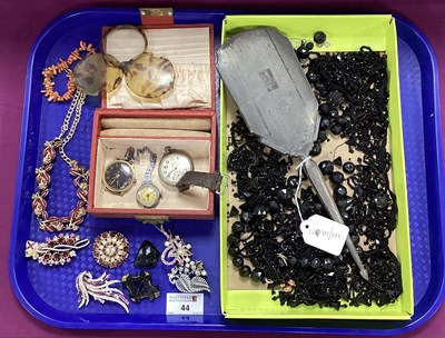Lot 44 - Vivtorian and Later Jet and Beaded Trimming,...