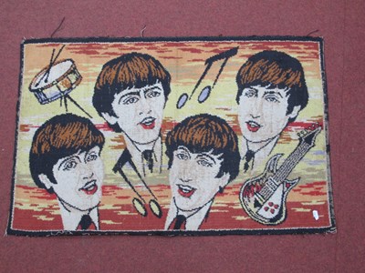 Lot 348 - Beatles Rug, measures 34" x 22".